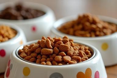 Cat food bowls