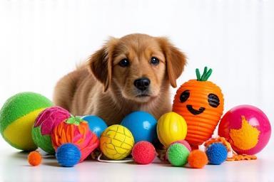 Various pet toys