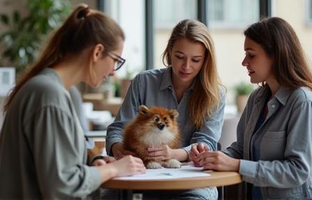 Harmony Pet Life team collaborating